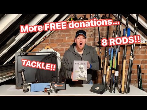 ALL THIS FISHING TACKLE WAS FREE !