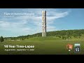 Flight 93 National Memorial: 10 year time-lapse
