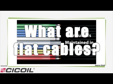 Part of a video titled What are flat cables? - YouTube
