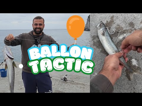 Balloon Fishing Tactic: Catching Giant Blue Fish with Big Bait