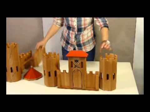 Drewart Ritterburg Kleines Kastell vom Holzspielzeug Profi