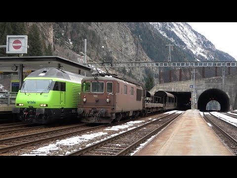 Allmählicher Generationenwechsel am Autoverlad Lötschberg