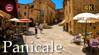 Panicale (Umbria), Italy【Walking Tour】History in Subtitles - 4K