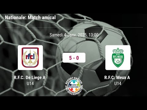 U14 R.F.C. DE LIÈGE 5 - 0 R.F.C. MEUX U14 - 04/01/2025 13H-