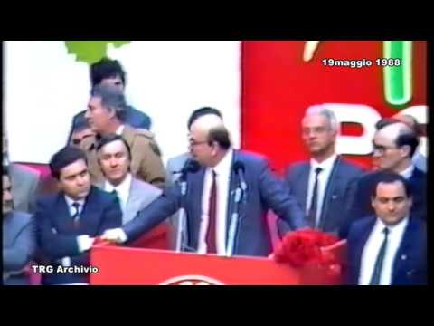 Trg archivio: Craxi a Gubbio - maggio 1988