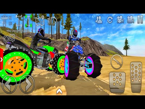 Offroad Dirt ATV Monster Quad Motor Bikes Driving Gameplay | Offroad Outlaws 3D Android Game