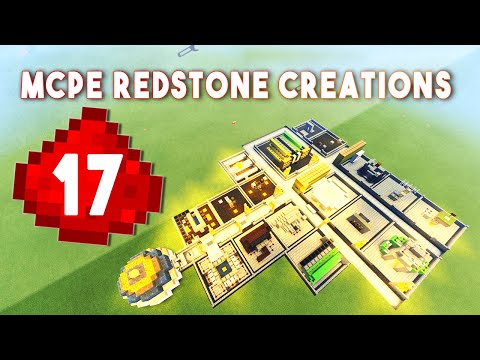 EPIC MCPE Redstone Creations in Minecraft!