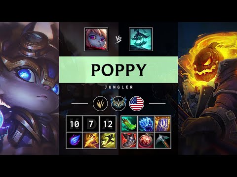 Poppy Jungle vs Hecarim - NA Challenger Patch 25.21