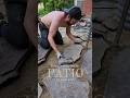 Re-constructing our Stone Patio | Walkway Inspo | #diy #oldhouse #patiodesign