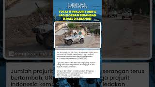 Dampak Serangan Israel, Total 11 Prajurit UNIFIL Indonesia Jadi Korban dalam Sepekan di Lebanon