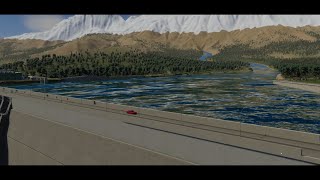【cities skylines2】疲れたときにみるダムの景色