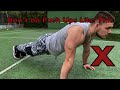Most Common Push Ups MISTAKES!