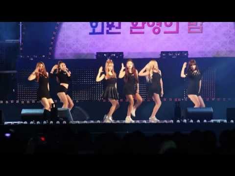 131012 대전시민축제 축하공연 신인걸그룹 투란 뱅뱅뱅