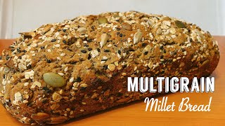 Multigrain Bread |Healthy Millet Bread | Multiseed Bread |Whole Grain Gluten-free Bread | Loaf Bread
