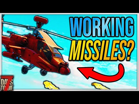 This Mod Adds Working Attack Helicopters... 7 Days To Die Alpha 20