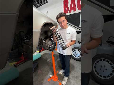 Lowering My $100 Mercedes with Coilovers