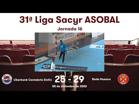 31ª Liga Sacyr ASOBAL J16: Liberbank Cantabria Sinfín - Bada Huesca 25-29
