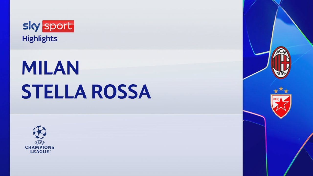 Milan-Stella Rossa 2-1: gol e highlights | Champions League