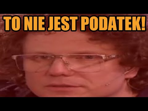 SIDNEY POLAK: TO NIE JEST PODATEK! TO JEST OPŁATA!