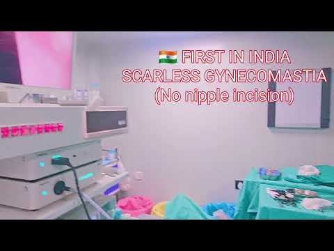 Endoscopic scarless gynecomastia surgery video by Dr. Ram Prabhu.