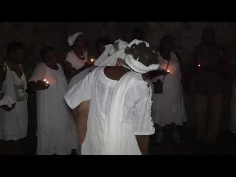 Meditation at Cape Coast Dungeons - Ghana Tour May 2017