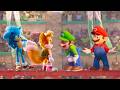 Mario Luigi VS Sonic Tails In The Great Ring Of Kong Epic Battle Part 32 Super Mario Bros