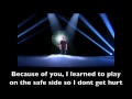 Ronan Parke - Because of You (Lyrics) HD 