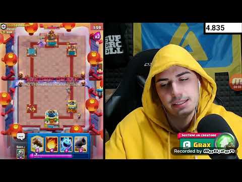 REAZIONE DI GRAX DOPO AVER PERSO UNA PARTITA IN CUI È HARD-COUNTER