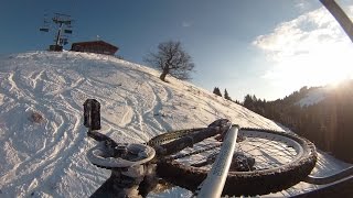 preview picture of video 'Snow Biken Dreiländereck Austria 27.02.2015'