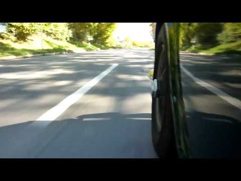 Fahrt von Kernen-Stetten im Triumph TR4A auf den Schurwald (Esslingen), mit Blick aufs Rad