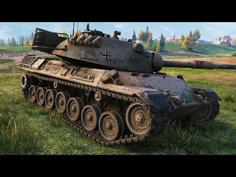 WOT Leopard 1 - 12500 damage, 7 kills  World of Tanks