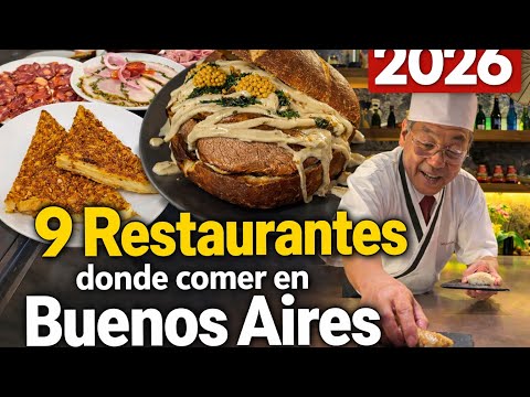9 RESTAURANTES PARA COMER EN BUENOS AIRES (2026)