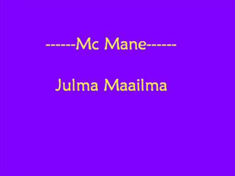 Mc Mane - Julma Maailma