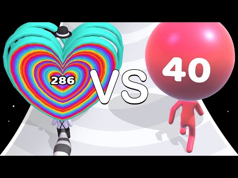 Layer Man VS Big Head Rush: ASMR Gameplay (Level Up Runner)