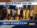 People stage protest outside Mahamandir police station in Jodhpur