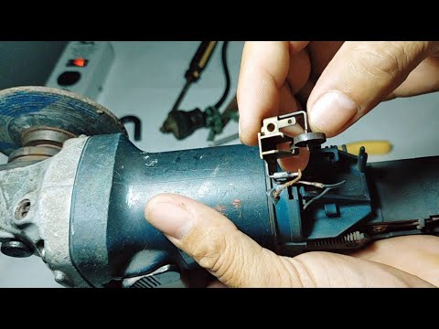 How to replace Worn Carbon Brush of Bosch Angle Grinder