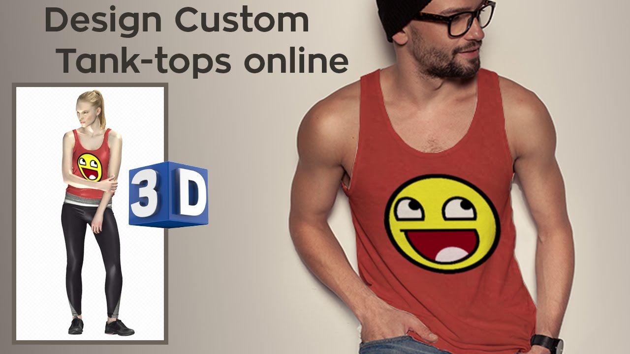 Custom Tank-Tops | Tank-Top Design Software | Design your custom tank-tops | Lanyard Market