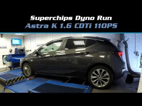 Superchips Dyno Run - Vauxhall Astra 1.6 CDTi 110PS