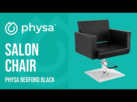 vaizdo įrašas - Grožio salono kėdė - 200 kg - juoda