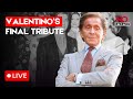 LIVE Fashion Designer Valentino Garavani FUNERAL Stars Fans Pay Tribute In Rome Hollywood News