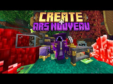 Create + Ars nouveau - Ars Creo (minecraft mod showcase)
