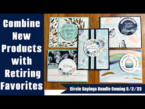 Circle Sayings is a MUST HAVE Versatile Bundle: Easily Pair New Stamps with Your Favorite DSP