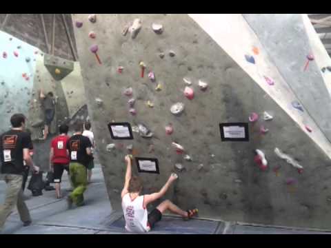 Orrin Coley at BMC youth open bouldering 2012