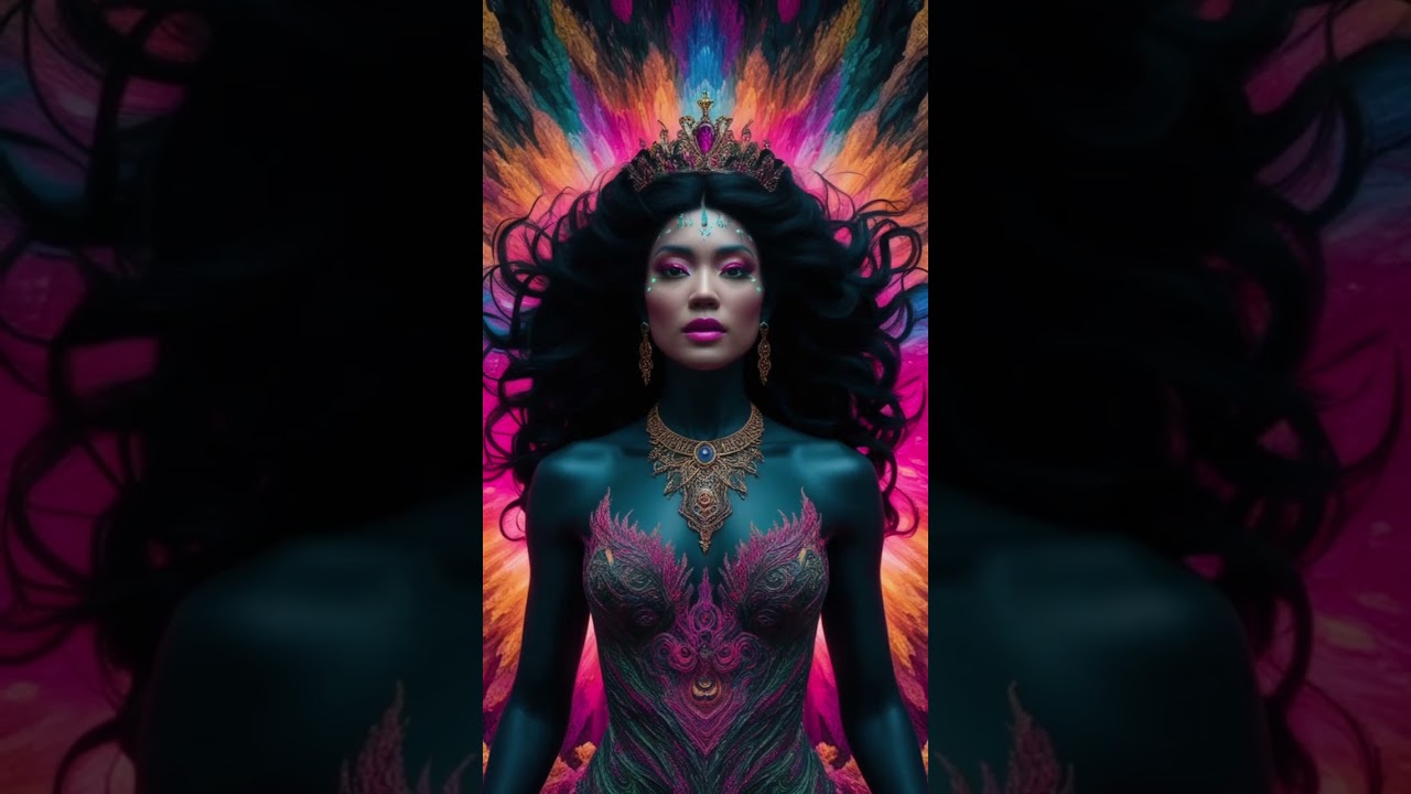 AI Art Showcase: #Stunning Images Generated by AI #aiart #queen #forest #black