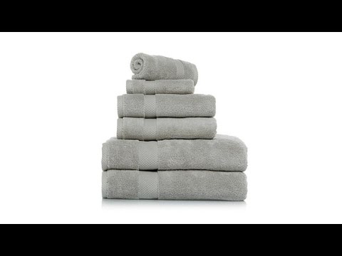 Concierge Collection 6piece 100% Cotton Towel Set