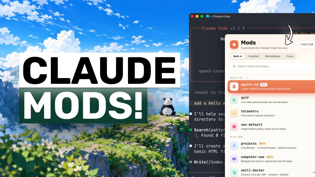 Claude Code 3.0 (New Mods Feature): Anthropic has SILENTLY dropped their BIGGEST NEW Feature!