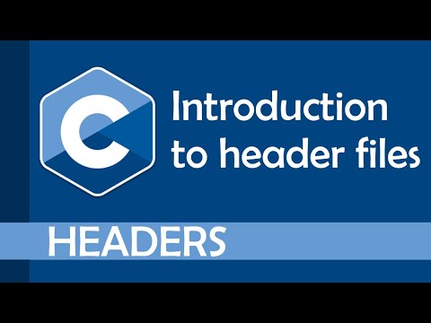 Short introduction to header files in C