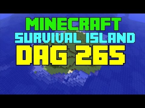 Minecraft Survival island - Dag 265 ''Shoarma & Miley paintings!''