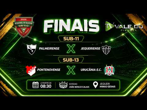 [AO VIVO] - FINAL - CAMPEONATO REGIONAL DO AÇÚCAR 2026 BASE - PONTENOVENSE x URUCANIA E.C.- 06/06 🟢