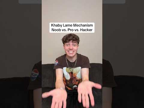 Khaby Lame Mechanism 😳🤲 (Noob vs. Pro vs. Hacker)